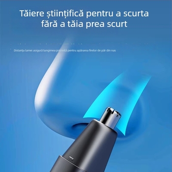 Trimmer electric pentru nas, reîncărcabil, automat, pentru bărbați și femei