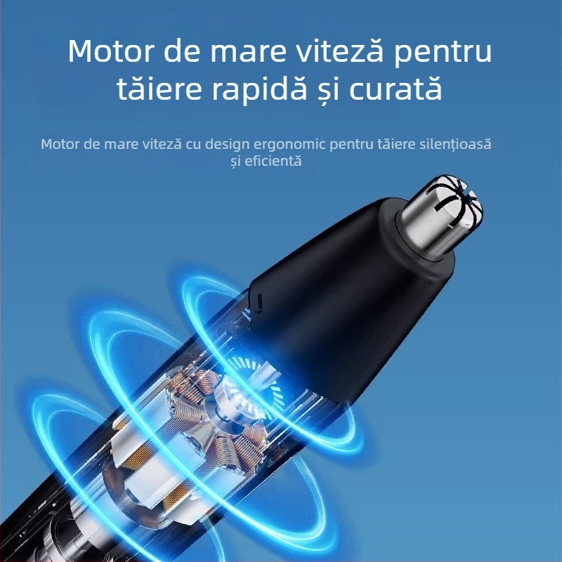 Trimmer electric pentru nas, reîncărcabil, automat, pentru bărbați și femei
