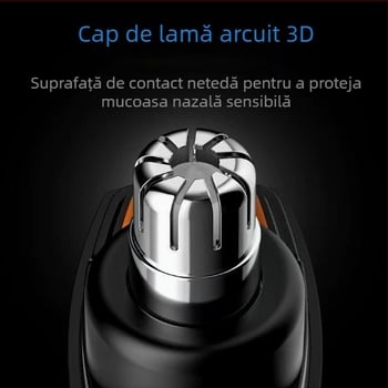 Trimmer pentru păr de nas pentru bărbați, curățare nazală portabilă, trimmer electric