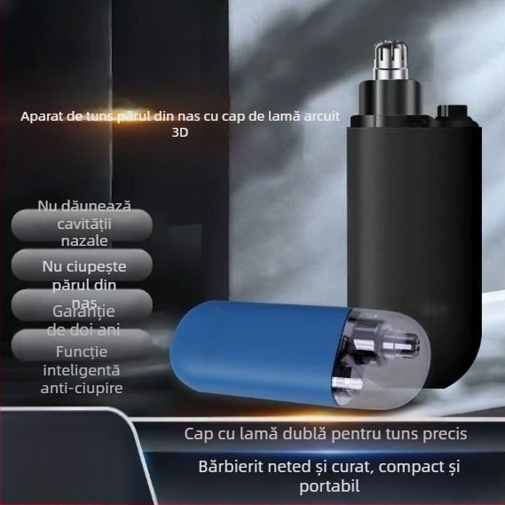 Trimmer pentru păr de nas pentru bărbați, curățare nazală portabilă, trimmer electric