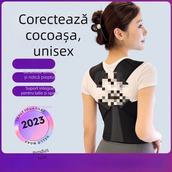 Corector de postură invizibil, respirabil pentru spatele și umerii adulților, bărbați și femei
