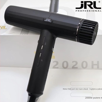 Uscător de păr profesional J.R.L JRL2020H, putere mare, pentru salon, aer cald și rece, uscare rapidă