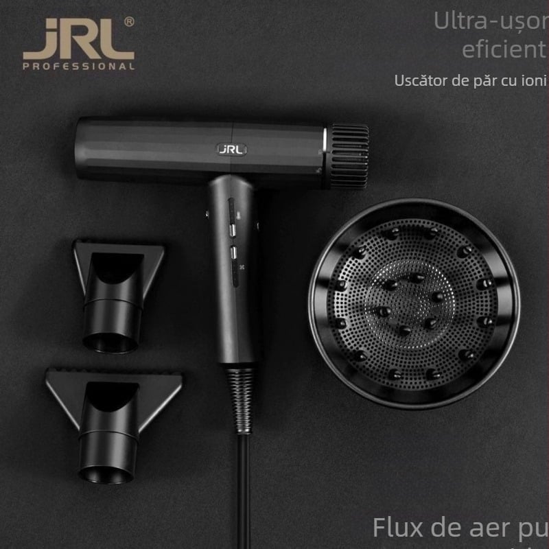 Uscător de păr profesional J.R.L JRL2020H, putere mare, pentru salon, aer cald și rece, uscare rapidă