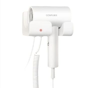 Koji KF-3154A uscător de păr montat pe perete, 1600W, pentru baie, controlul temperaturii și protecția la supraîncălzire