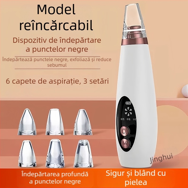 Dispozitiv ultrasonic pentru curățarea feței, îndepărtarea punctelor negre și curățarea porilor
