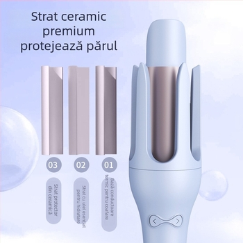 Ondulator automat complet cu tambur de 32 mm – bucle mari în valuri, fixare de lungă durată, fără a deteriora părul, electric