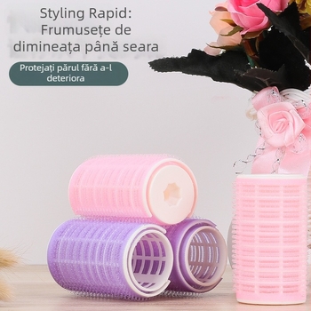 Yi Zhilian Ondulator de păr din plastic autoadeziv – rolă magică pentru bucle lejere, breton cu efect aerat
