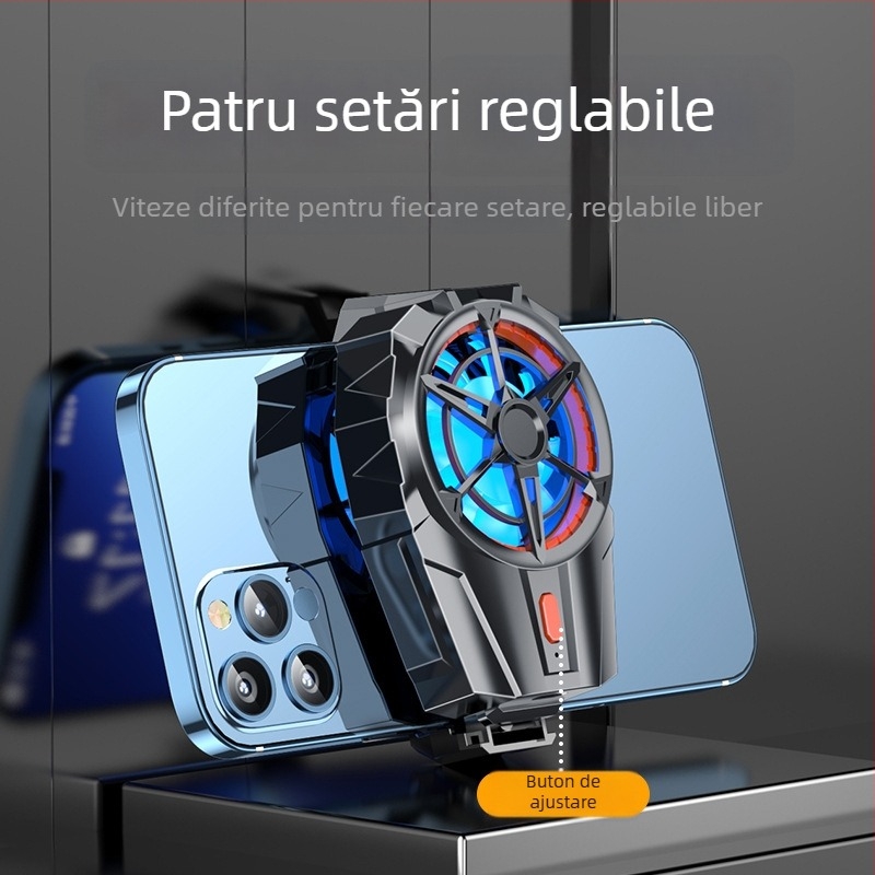 Răcitor pentru telefon X52A, universal, două trepte, portabil, răcire rapidă