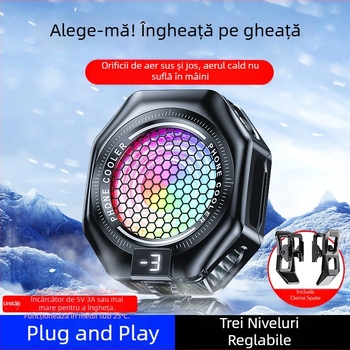 TL05 Răcitor pentru telefon cu clips magnetic pe spate, răcire prin semiconductori, suprafață mare, compatibil universal