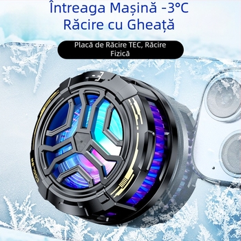 Răcitor magnetic pentru telefonul mobil — radiator silențios, clipsă cu semiconductori pentru esports și streaming live