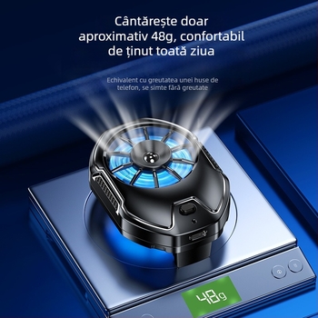 FS21 răcitor pentru telefon cu două trepte, baterie încorporată, răcire cu aer, clips de prindere pe spate