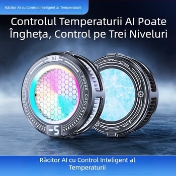 Radiator AI pentru telefon cu control inteligent al temperaturii, reglare automată ultra-silencioasă, răcire cu semiconductori
