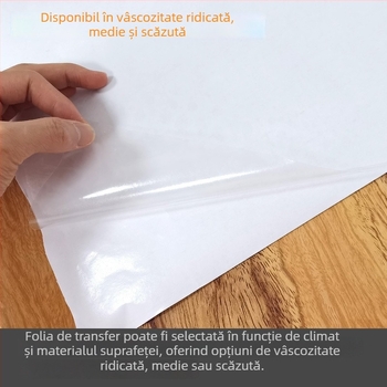 Film de transfer transparent, 60 cm, și hârtie de transfer pentru grafice auto și litere