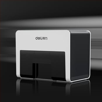 Deli 9931N tocător de hârtie – desktop mini, pentru birou/acasă, 8 coli capacitate, tăiere 4×35 mm confetti, electric, portabil