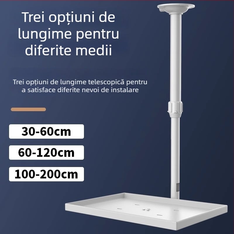 Suport de proiector pentru tavan și perete, reglabil telescopic