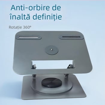 Suport pentru proiector pentru birou, tavan sau perete, cu mecanism pan-tilt, rotire de 360° și unghiuri reglabile