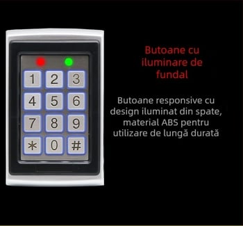 7612 dispozitiv metalic de control al accesului all-in-one