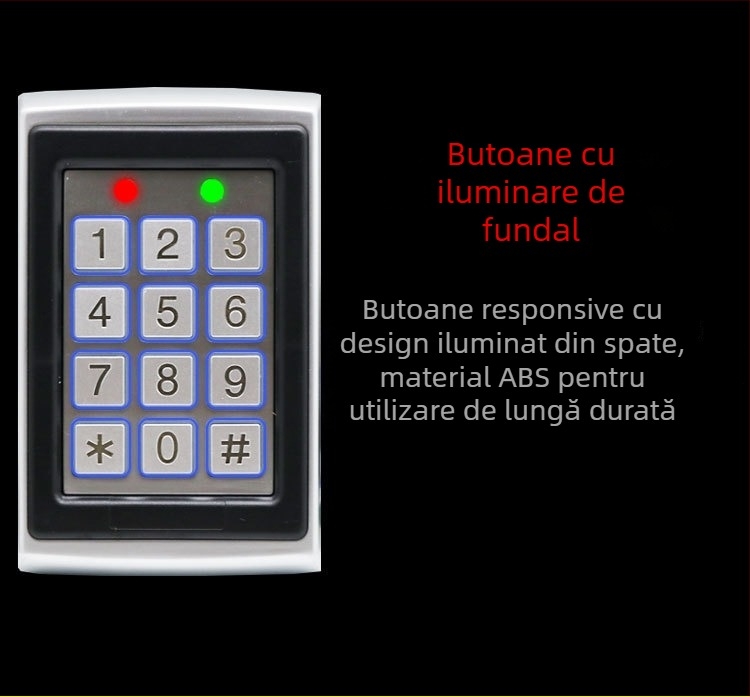 7612 dispozitiv metalic de control al accesului all-in-one