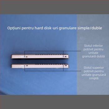 Radiator de căldură pentru SSD M.2 2280 NVMe, aliaj de aluminiu, prelucrat CNC