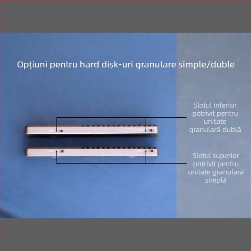 Radiator de căldură pentru SSD M.2 2280 NVMe, aliaj de aluminiu, prelucrat CNC