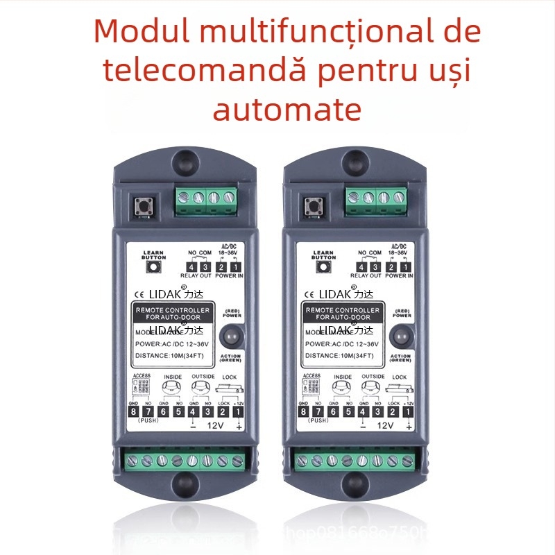 M-203M modul de extindere pentru uși automate, modul multi-funcțional, telecomandă, pentru uși glisante din sticlă, wireless