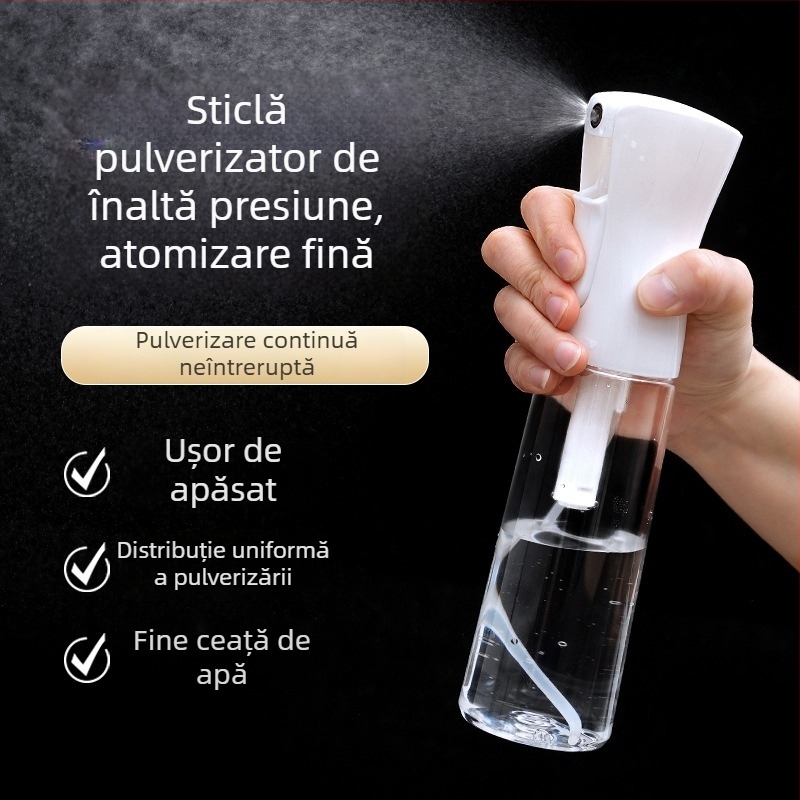 Pulverizator de alcool cu atomizare la presiune înaltă, pulverizare continuă, pentru bucătărie, recipient din plastic, ustensilă casnică