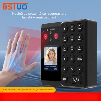 Dispozitiv de control al accesului cu recunoaștere facială, all-in-one, cu amprentă palmară venosă pentru prezență și încuietoare inteligentă pentru birou