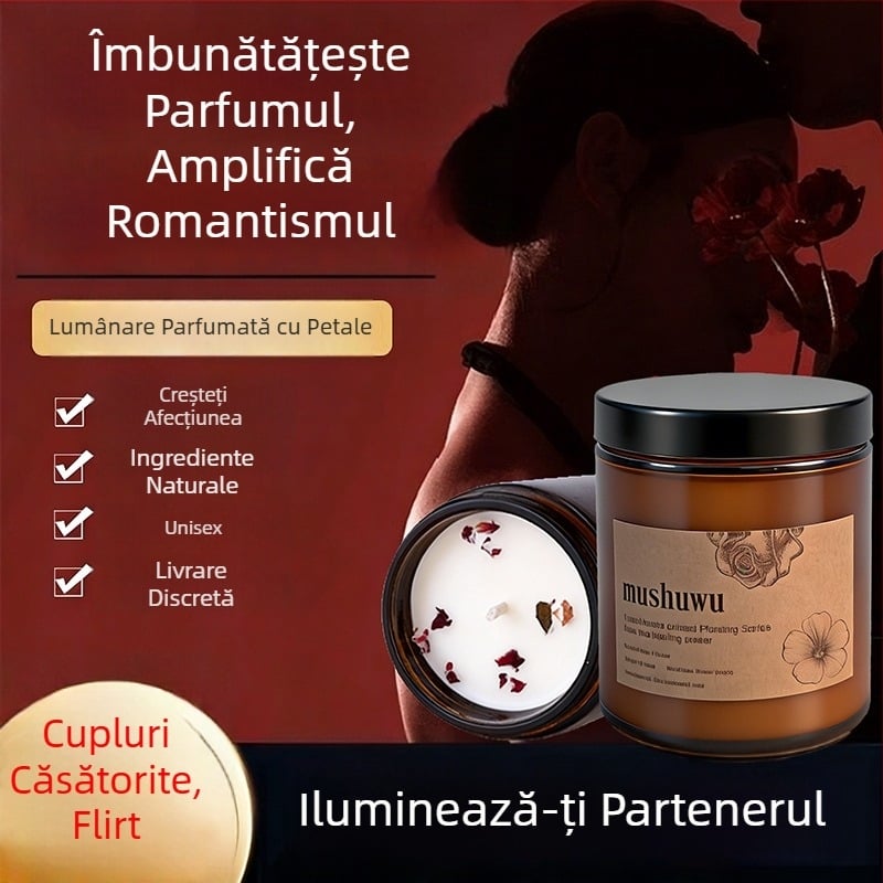 Candelă parfumată cu ylang-ylang pentru dormitor - aromaterapie de durată pentru cupluri
