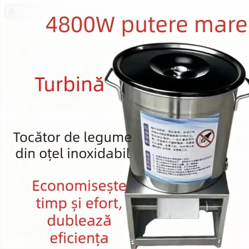 Tocător electric multifuncțional pentru legume și carne de pui, din oțel inoxidabil, uz casnic, dimensiuni compacte