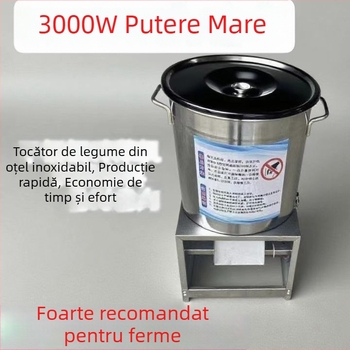 Tocător electric multifuncțional pentru legume și carne de pui, din oțel inoxidabil, uz casnic, dimensiuni compacte