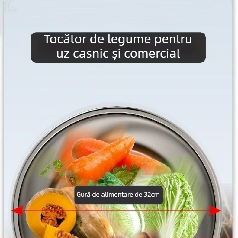 Tocător electric multifuncțional pentru legume și carne de pui, din oțel inoxidabil, uz casnic, dimensiuni compacte