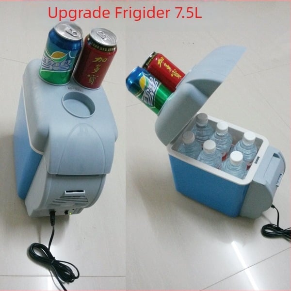 Frigider auto cu tehnologie semiconductor, 7,5 L, încălzire și răcire duală, portabil, 12V