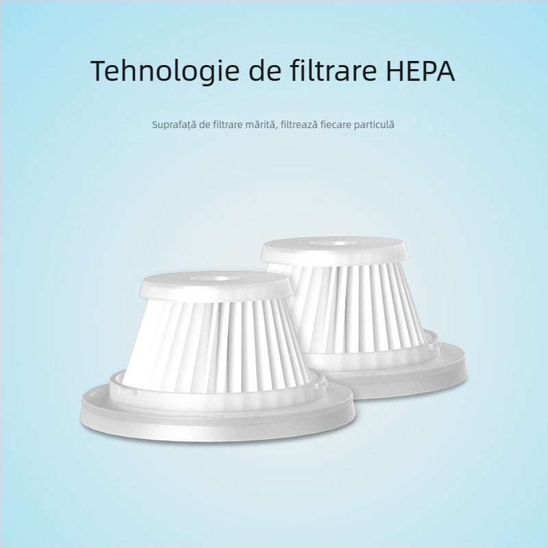 Aspirator auto cu filtru HEPA, aspirator portabil fără fir, sac filtrant din pânză