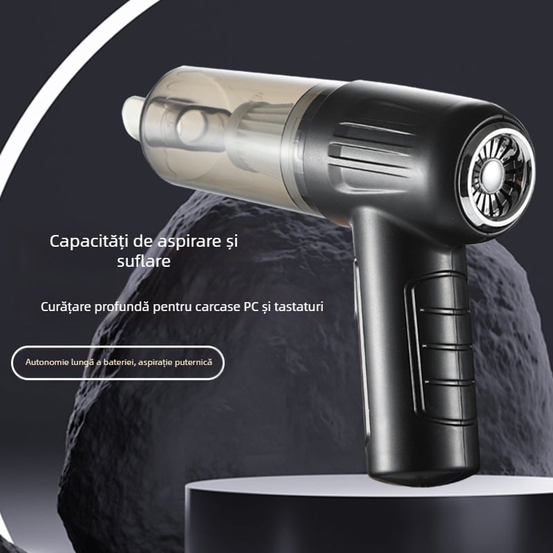 Ai Che Di aspirator manual portabil pentru casă și mașină, aspirație și suflare fără fir, putere mare, baterie încorporată