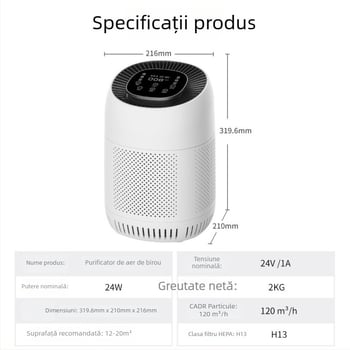 Purificator de aer auto cu bară de oxigen și odorizant – OEM