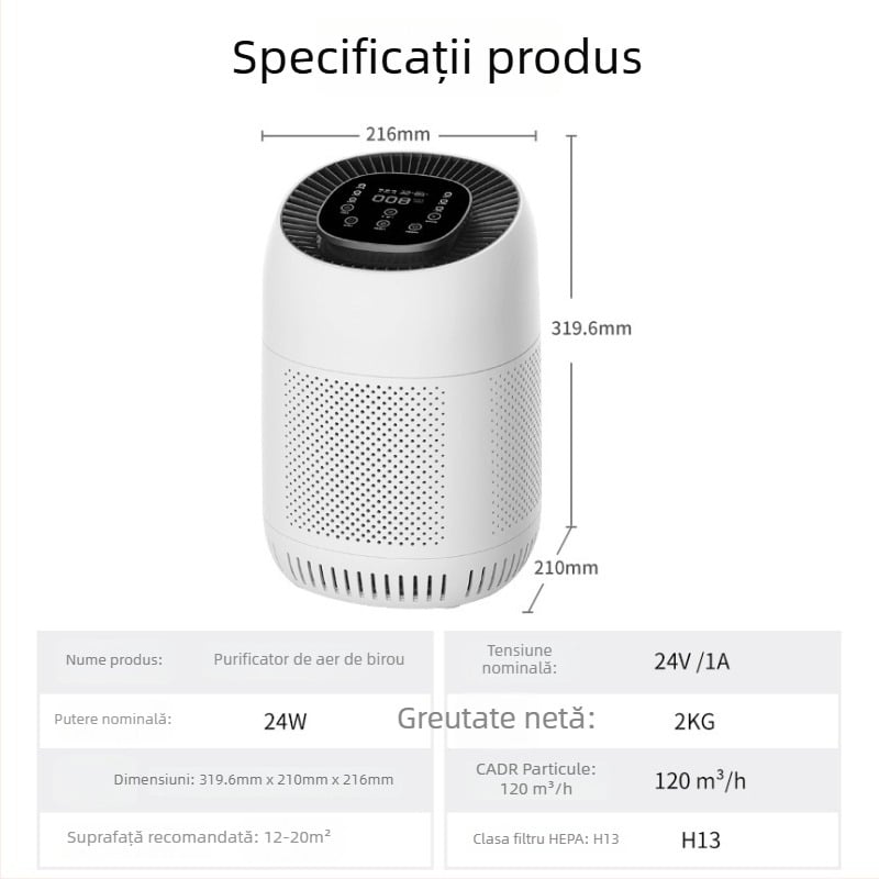 Purificator de aer auto cu bară de oxigen și odorizant – OEM