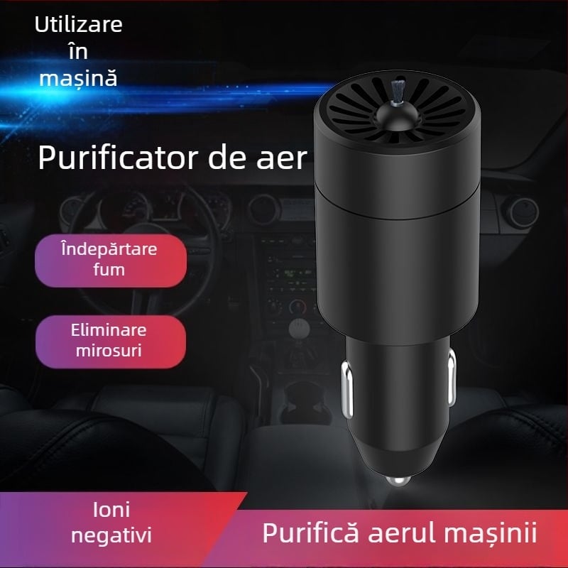 MIMO TS-2011 brichetă auto cu ioni negativi și purificator de aer pentru eliminarea formaldehidei și a fumului de tutun