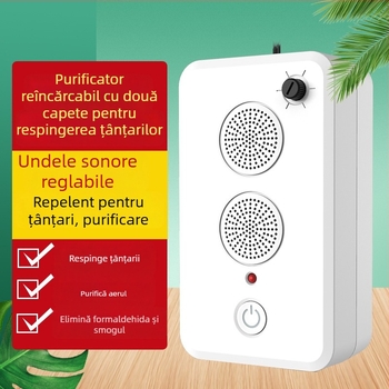 Purificator de aer cu ioni negativ pentru mașină și casă, elimină formaldehidă, mirosuri și PM2.5, sterilizare