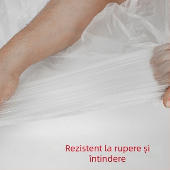 Geantă transparentă de baie pentru bebeluși, folie de baie de unică folosință