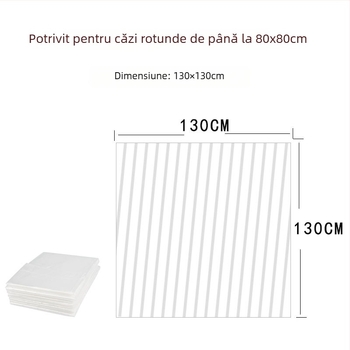 Water Jing Sac de baie pentru bebeluși — Transparent, pliabil, plastic de unică folosință pentru baie