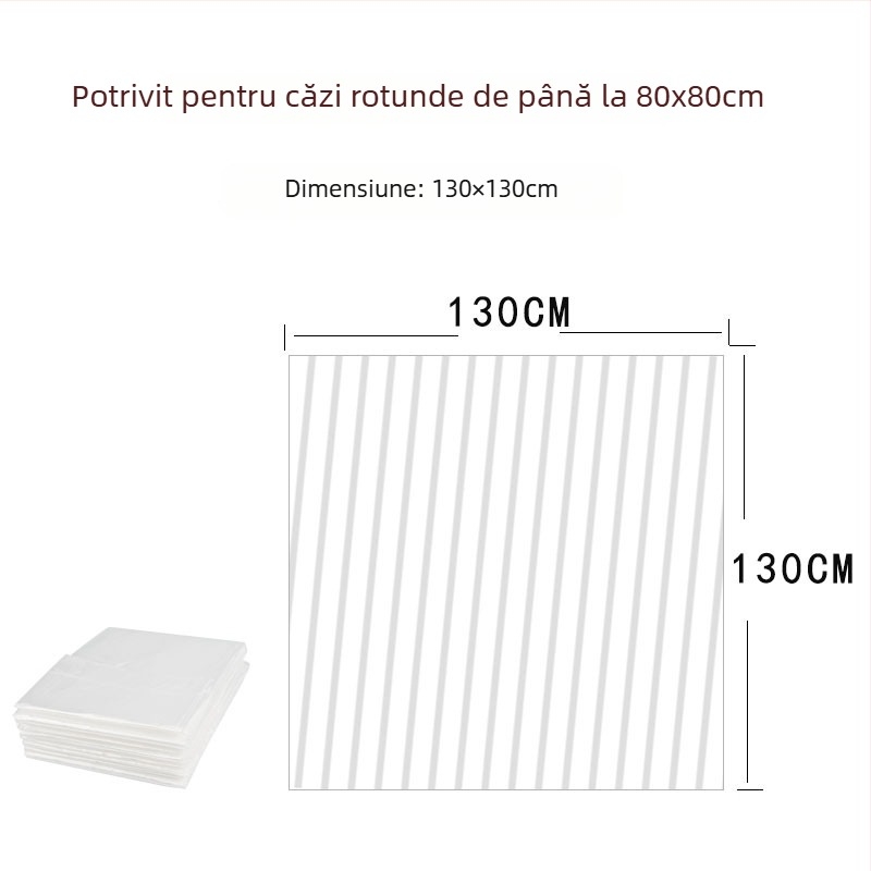 Water Jing Sac de baie pentru bebeluși — Transparent, pliabil, plastic de unică folosință pentru baie