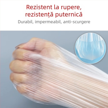 Sachet elastic pentru baie cu șnur, de unică folosință, capac de cadă din plastic, pentru hoteluri și călătorii