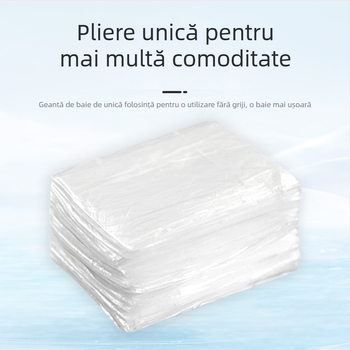 Sac de baie pentru găleată rotundă, de unică folosință, husă din plastic pentru baie, pliabilă pentru copii