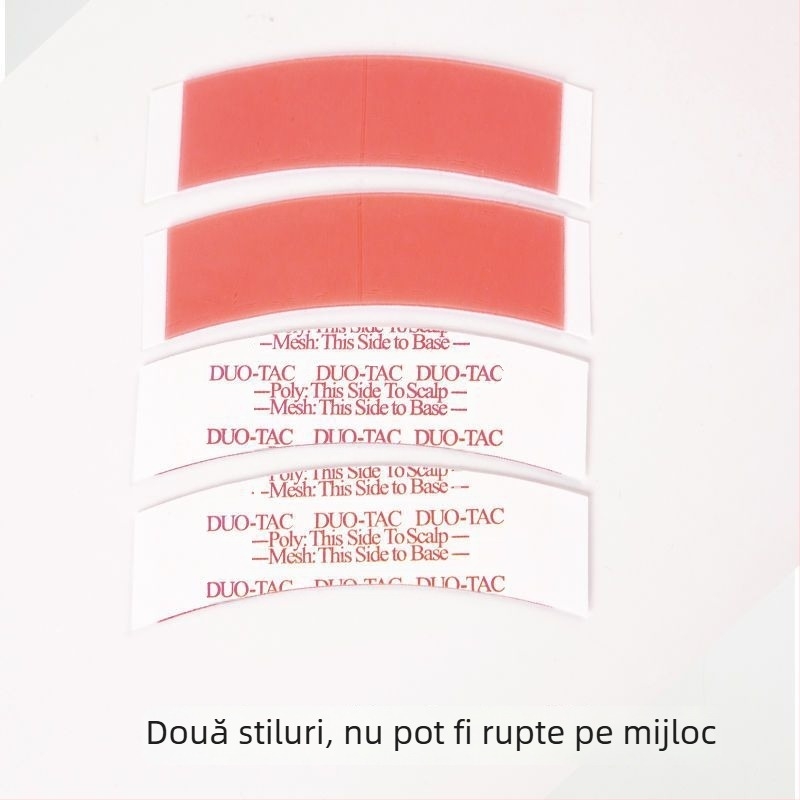 Patch pentru perucă: film adeziv dublu față, biologic, impermeabil și rezistent la transpirație, acoperire a scalpului, patch din dantelă pentru înlocuirea părului