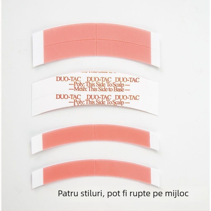 Patch pentru perucă: film adeziv dublu față, biologic, impermeabil și rezistent la transpirație, acoperire a scalpului, patch din dantelă pentru înlocuirea părului