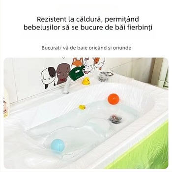 Liner de baie pentru bebeluși, de unică folosință, cu material îngroșat