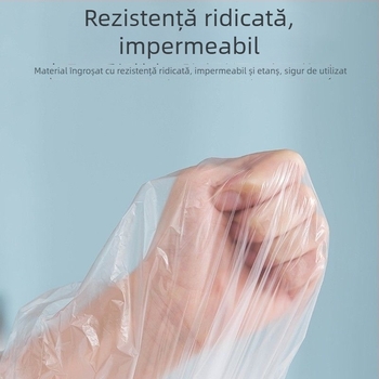 Liner de baie de unică folosință, gros, extra-large, pentru băi termale, băi private și căzi duble de hotel, husă din plastic pentru baie