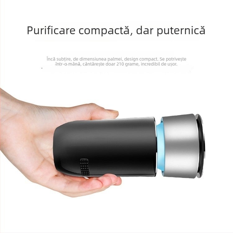 Purificator de aer pentru mașină, în formă de cupă, cu ioni negativi, elimină mirosurile, fumul de țigară și formaldehida