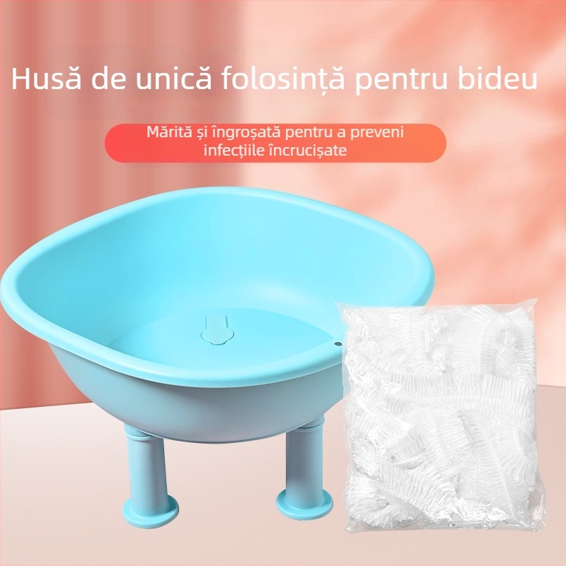 Sac de unică folosință pentru baie șezând, extra-large, gros, pentru baie cu șezut și baie de picioare, pungă din plastic