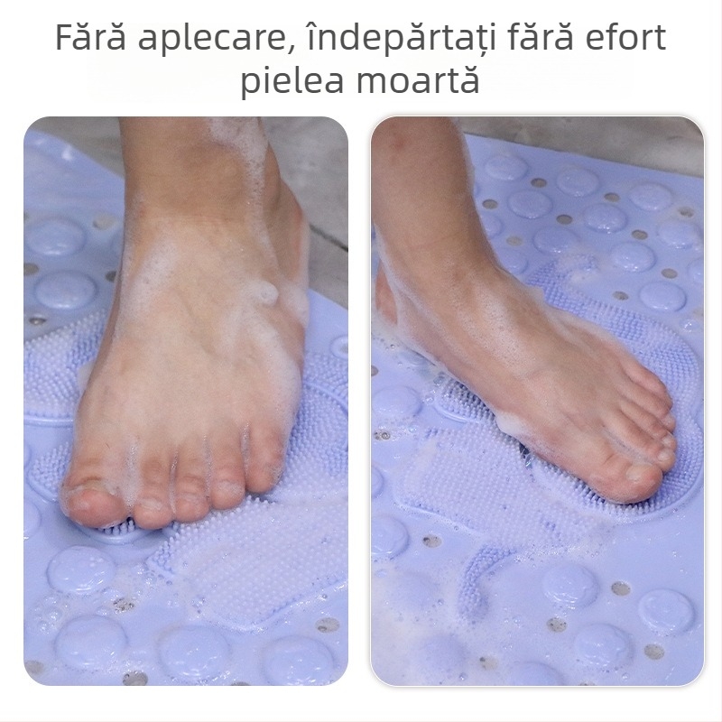 Covoraș de baie personalizabil, anti-derapant, cu ventuze, pentru cadă, masaj cu bule